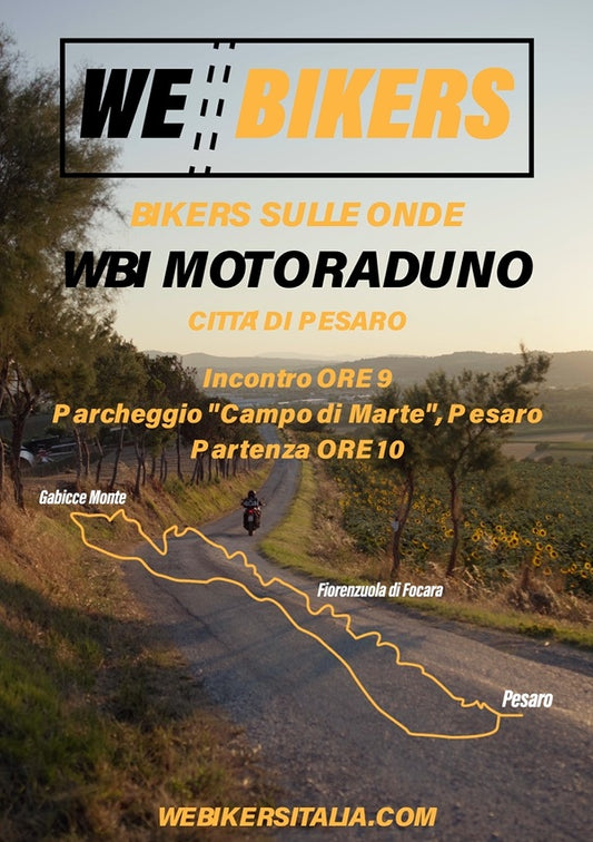 🔥 MOTO RADUNO PESARO “Bikers sulle onde” – 6 SETTEMBRE 2025 🔥
